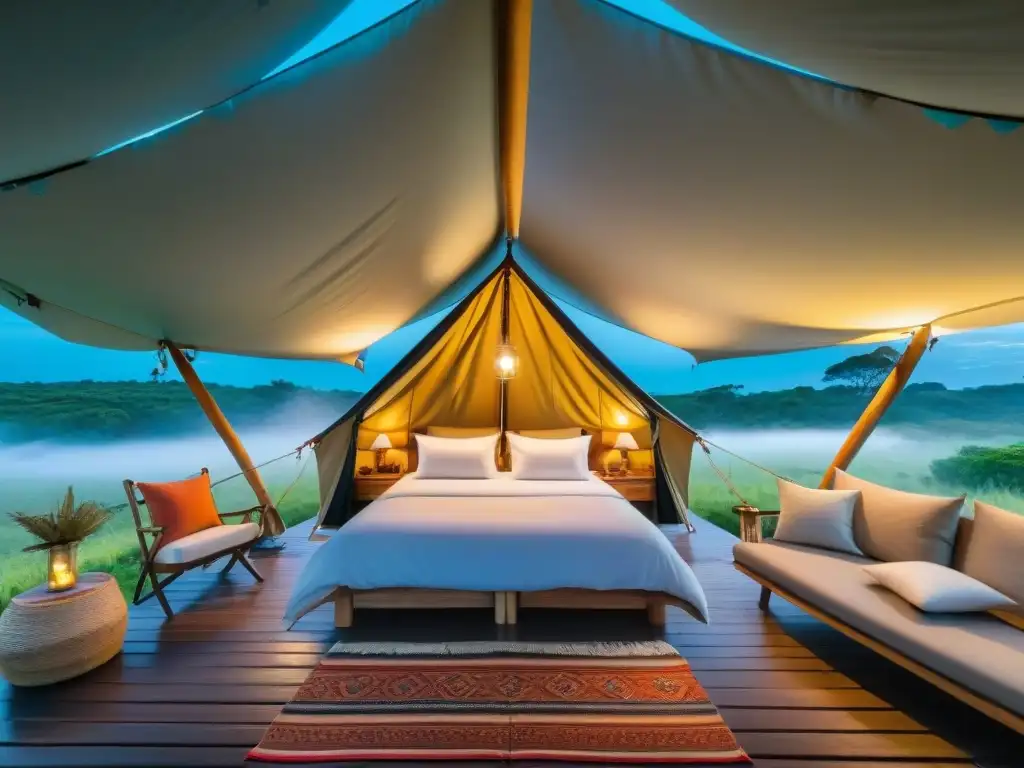 Acogedora tienda de glamping en Uruguay entre la exuberante naturaleza, tendencia turismo