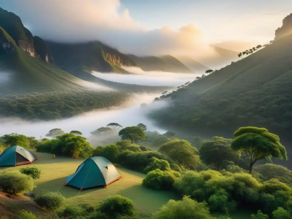 Un amanecer mágico en Paso Centurión, refugio de paz en medio de la naturaleza