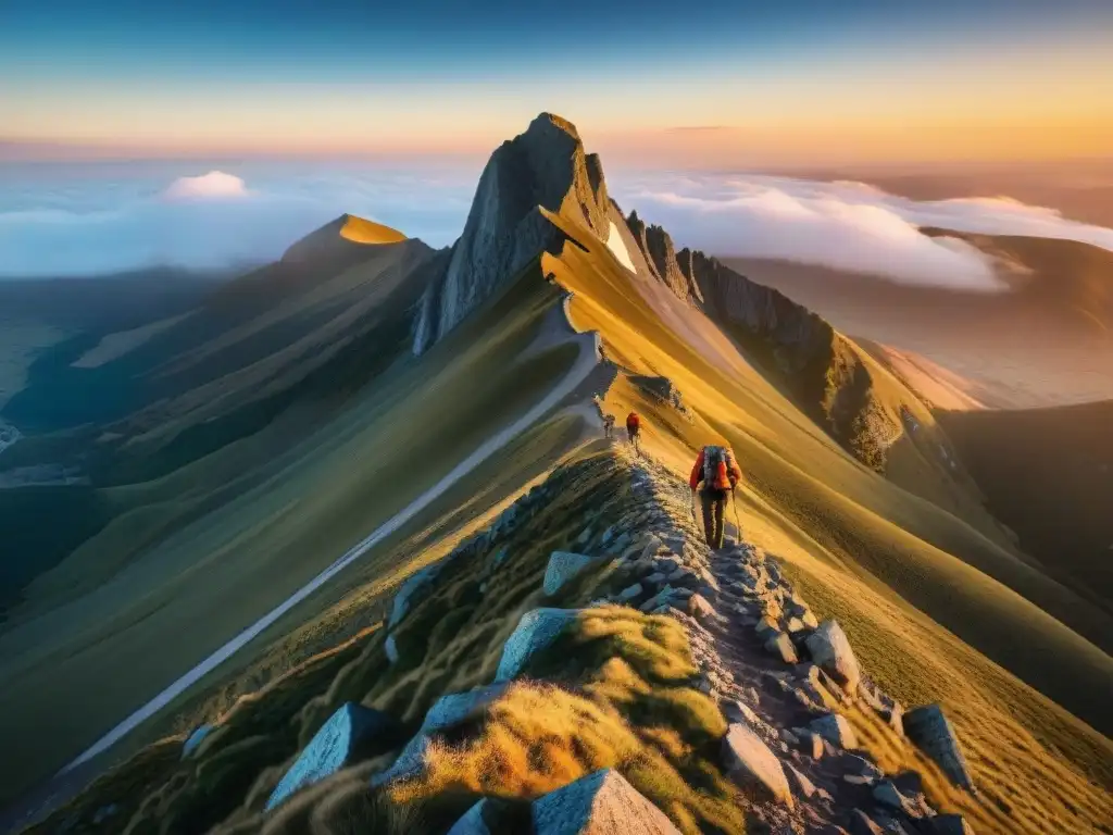 Ascenso épico al Pan de Azúcar en Uruguay: alpinistas conquistan la cima al atardecer