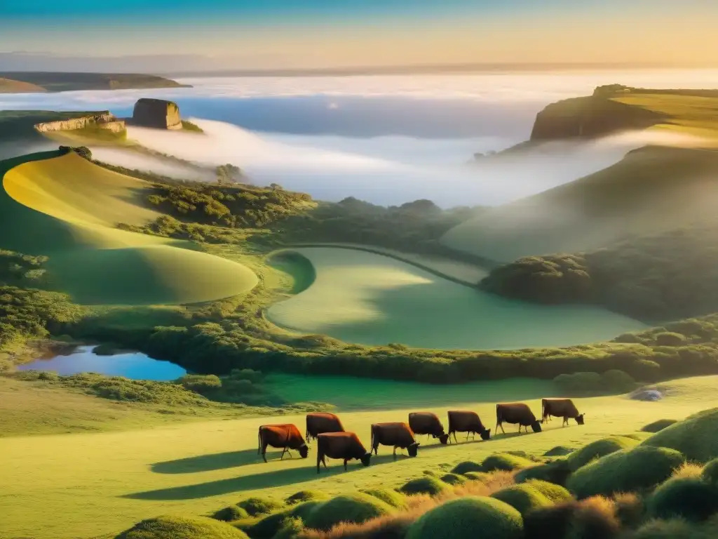 Atardecer mágico en Parque Nacional Santa Teresa: gauchos, ganado y paisajes que mezclan cultura y naturaleza en Uruguay