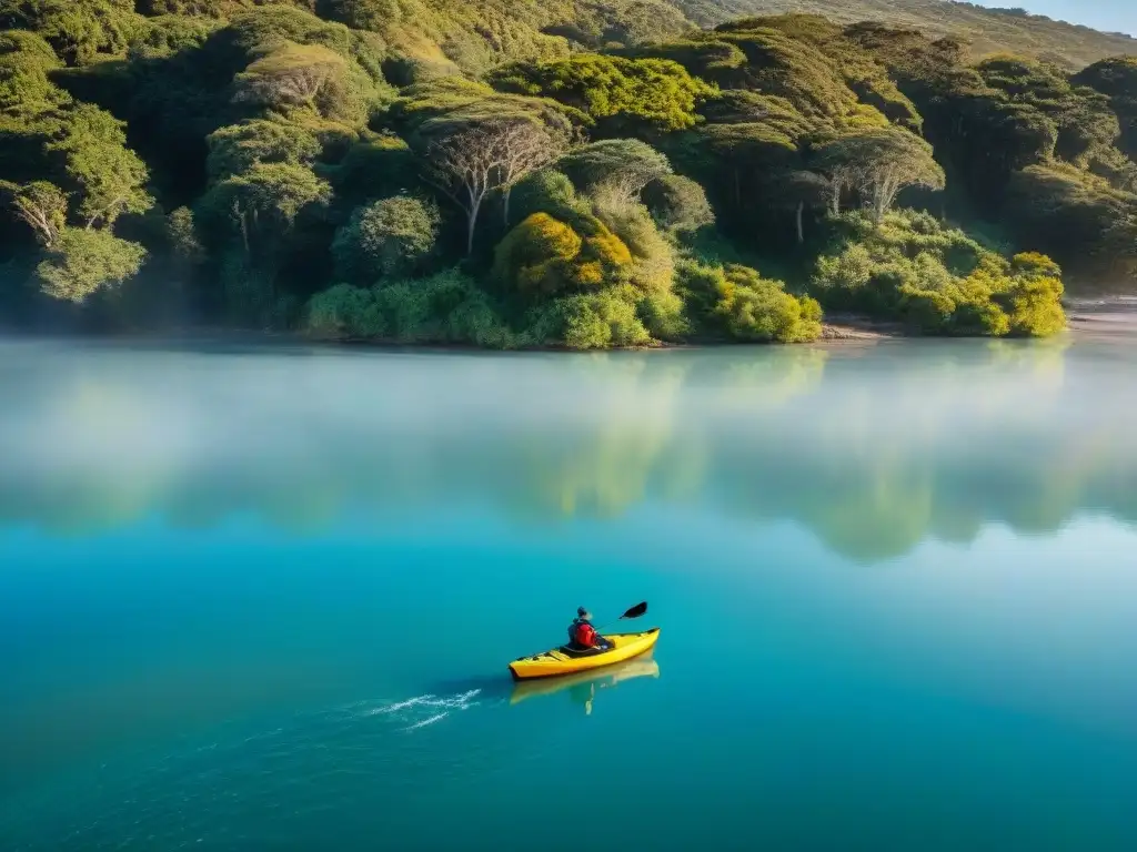 Explorando la belleza del kayak en Laguna Garzón, Uruguay: lugares recomendados