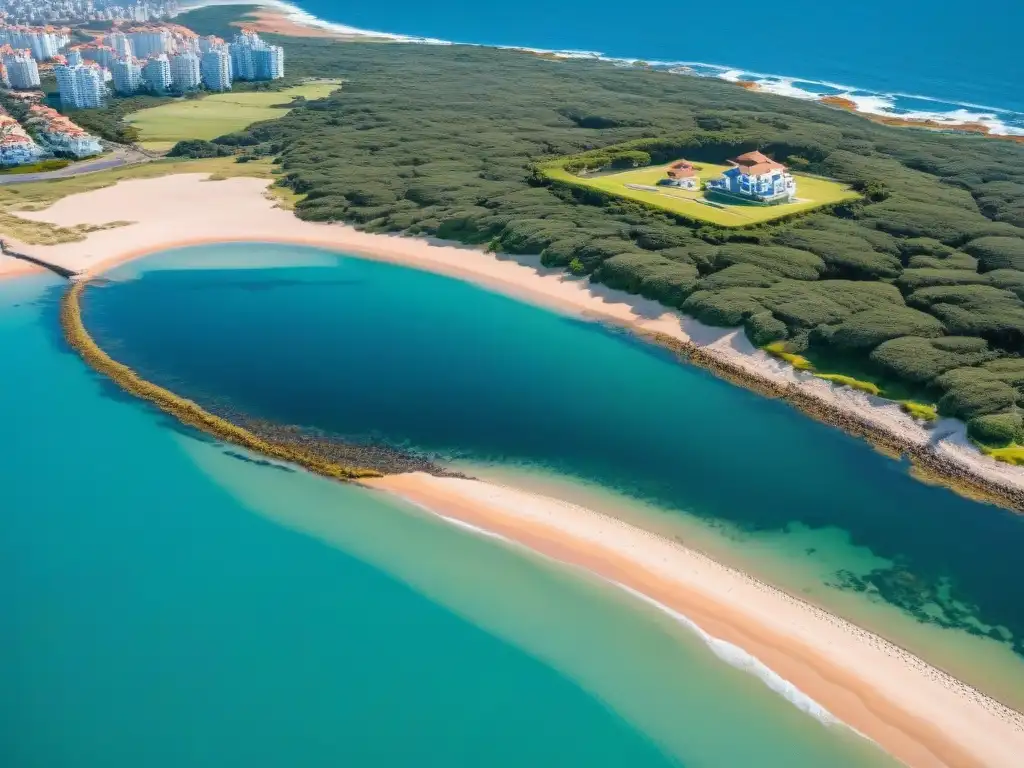 Captura la belleza de Punta del Este, Uruguay, con un drone capturando paisajes