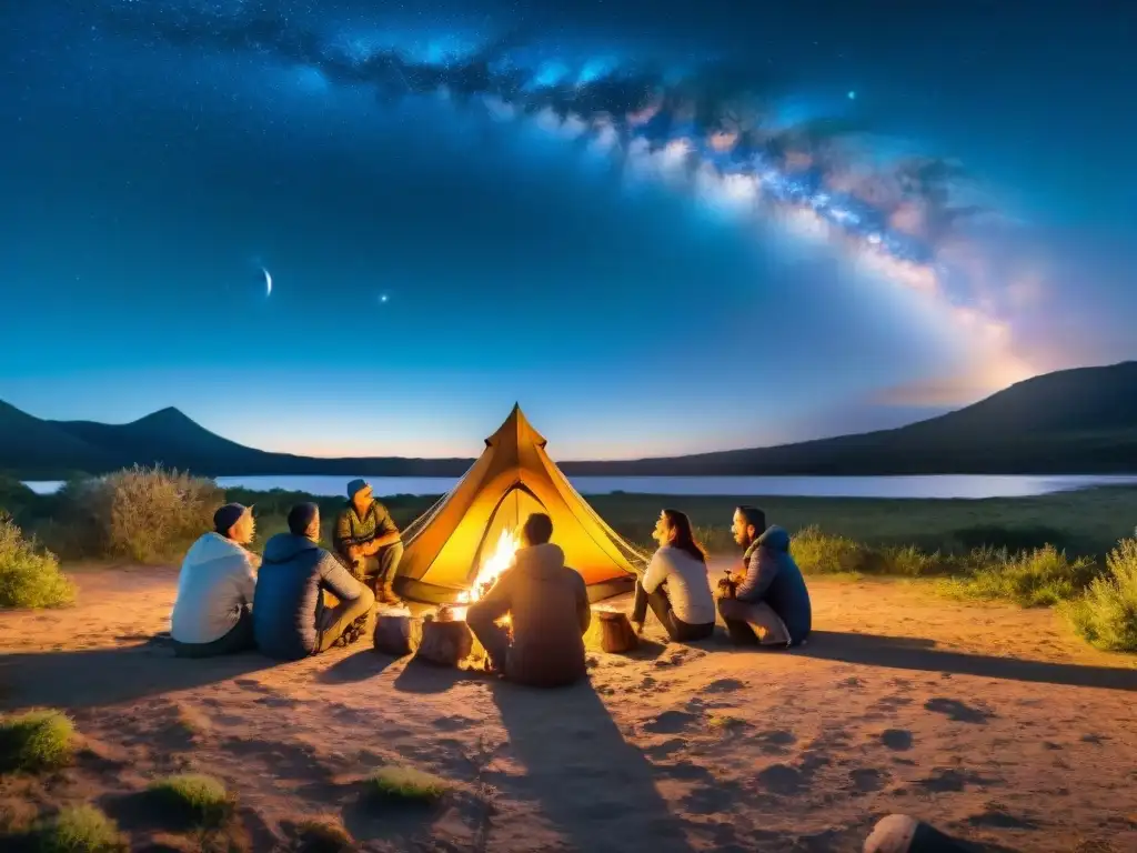 Campamento mágico bajo las estrellas en Uruguay