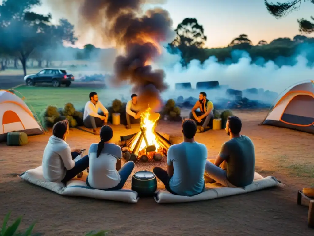 Campamento en Uruguay: cumpliendo normativas prevención incendios camping