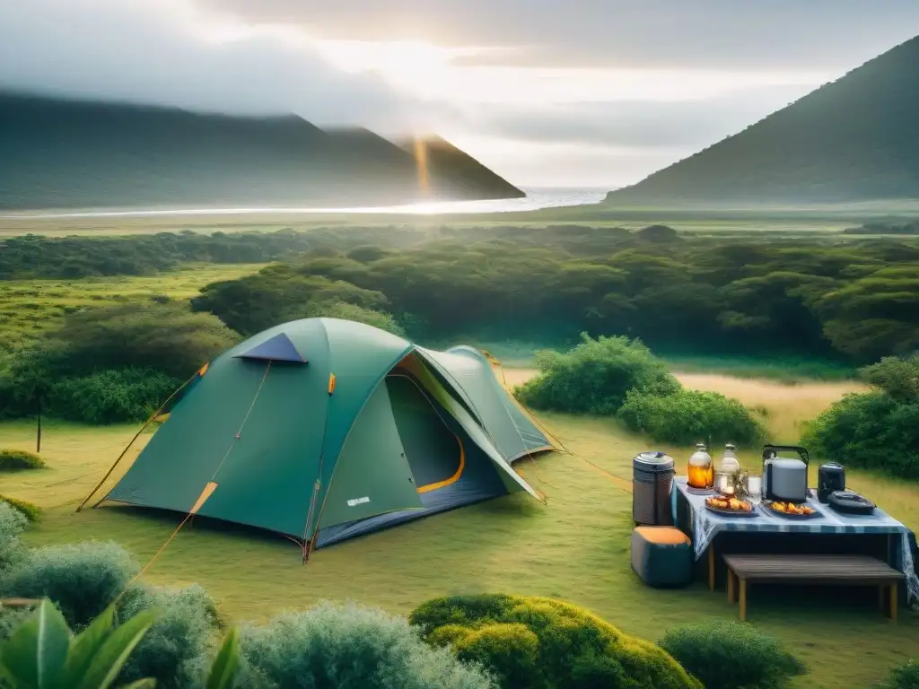 Campamento tecnológico en Uruguay: innovación y naturaleza se fusionan en un campamento moderno lleno de gadgets de alta tecnología