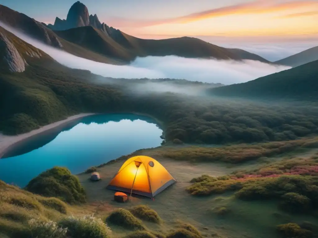 Camping en Uruguay: consejos de supervivencia en la naturaleza, la paz y serenidad al atardecer