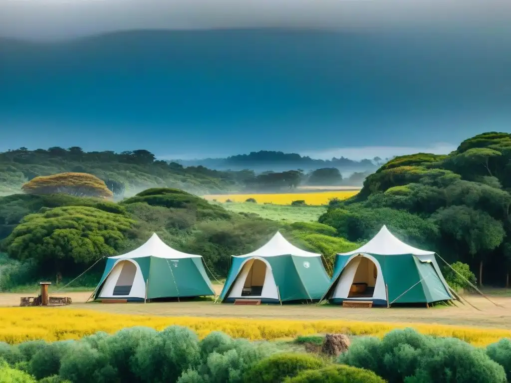 Camping ecológico en Uruguay: Un campamento sereno en armonía con la naturaleza