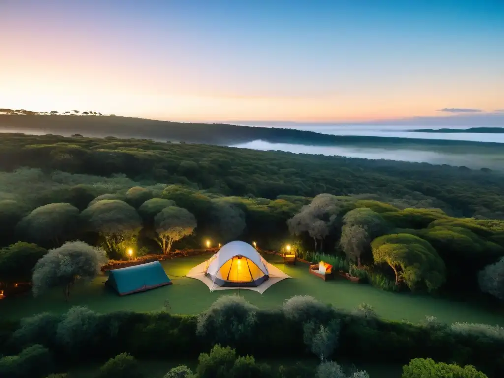 Campings privados de lujo en Uruguay: exclusividad y sofisticación en un entorno natural sereno con servicios personalizados