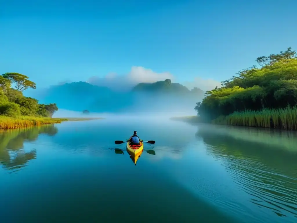 Un emocionante paseo en kayak por los humedales del Iberá, Uruguay