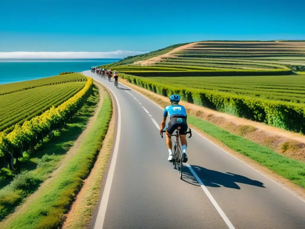 Un épico recorrido en bicicleta por Rutas ciclísticas en Uruguay, entre viñedos y el mar