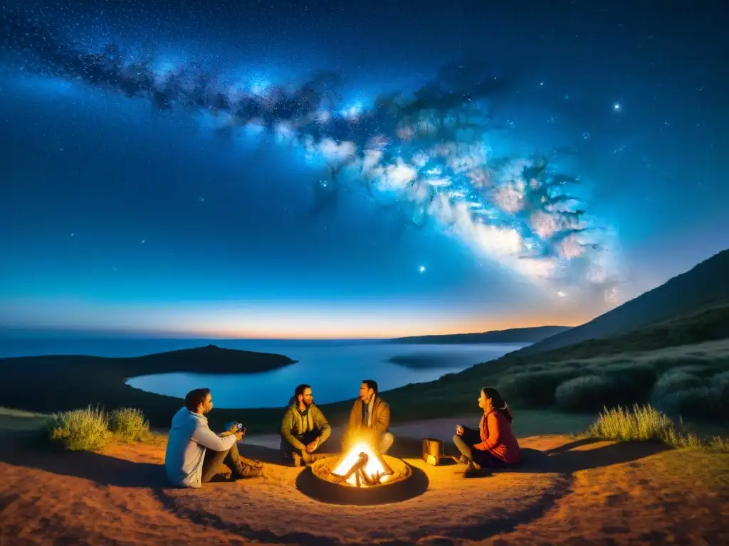 Una experiencia astronómica inolvidable en camping Uruguay bajo un cielo estrellado