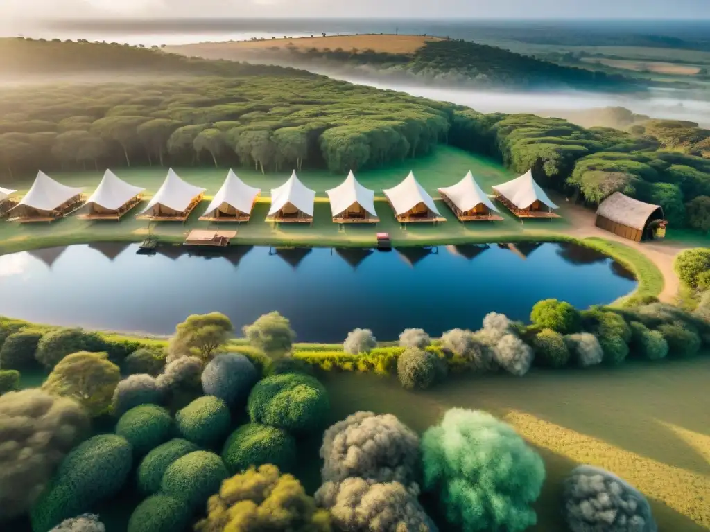 Experiencia de glamping en Uruguay: safari tents, naturaleza exuberante y actividades al aire libre