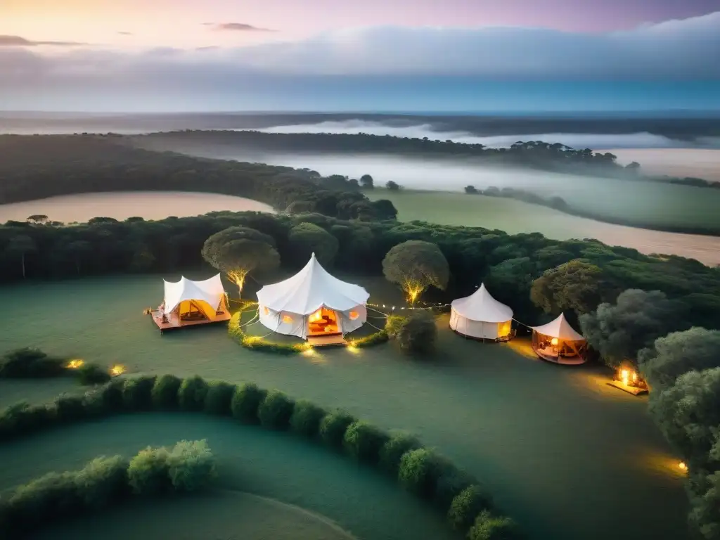 Experiencias glamping en Uruguay: Lujo y naturaleza se fusionan en un mágico campamento entre colinas bajo la luz de las estrellas