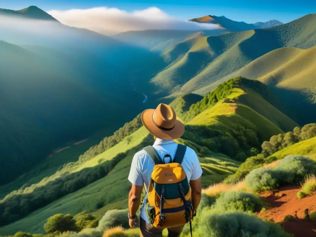 Grupo de aventureros explorando la Sierra de Minas en Uruguay con paquetes de aventura