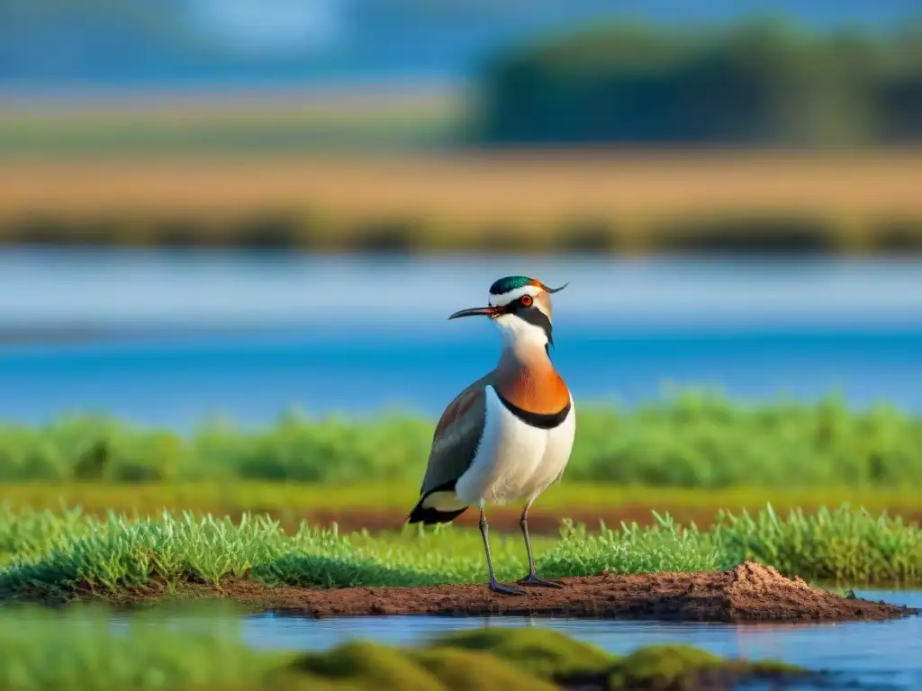 Un grupo de aves nativas coloridas en Uruguay coexistiendo en un hábitat natural, inspirando la conservación de aves en Uruguay