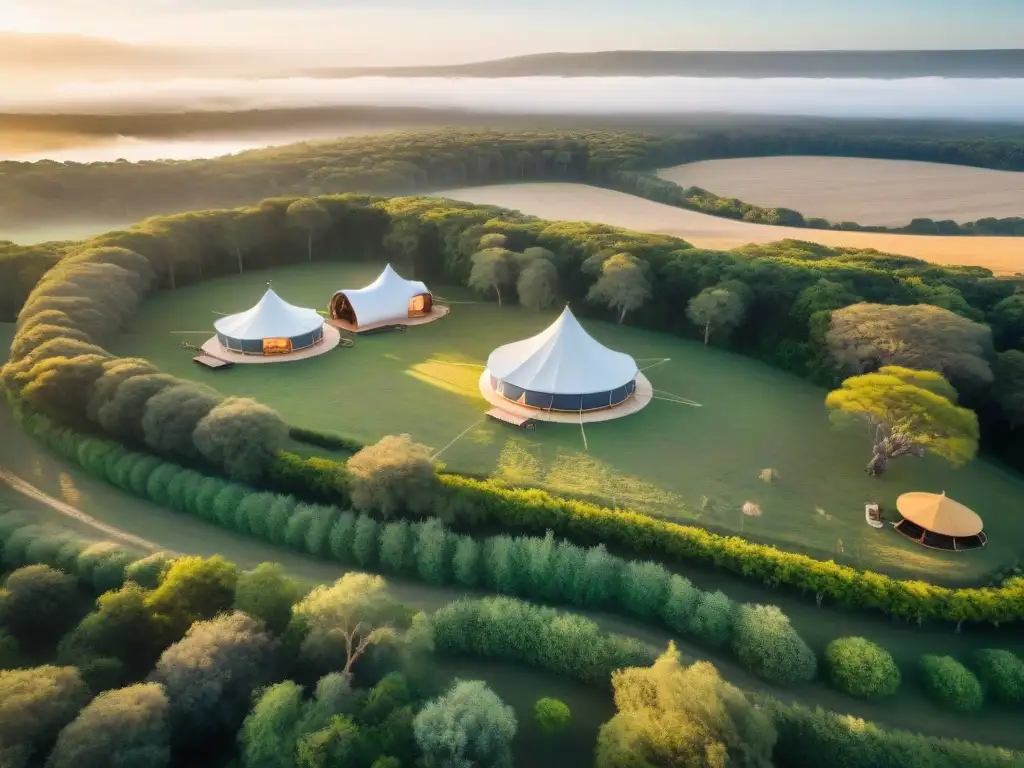 Experimenta el lujo sostenible del glamping en Uruguay, entre la exuberante naturaleza