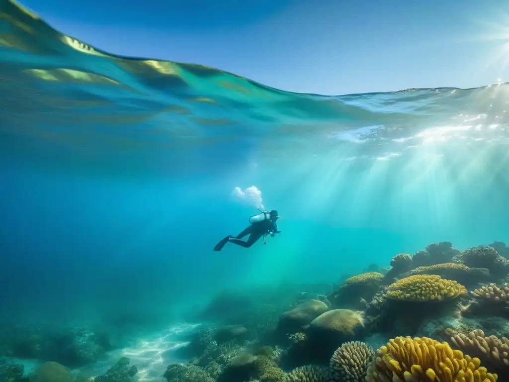 Descubre la maravillosa vida marina al hacer snorkel en Aguas Dulces, Uruguay, entre peces coloridos y aguas cristalinas