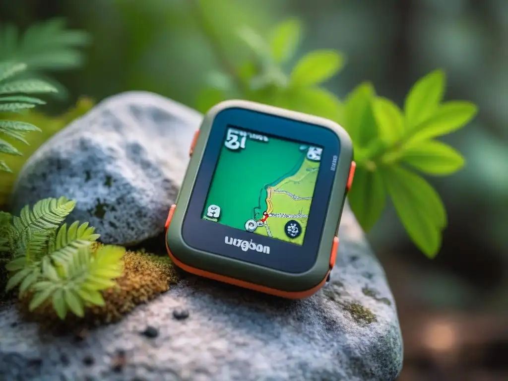 Explora con los mejores GPS para camping en Uruguay en un bosque exuberante y sereno