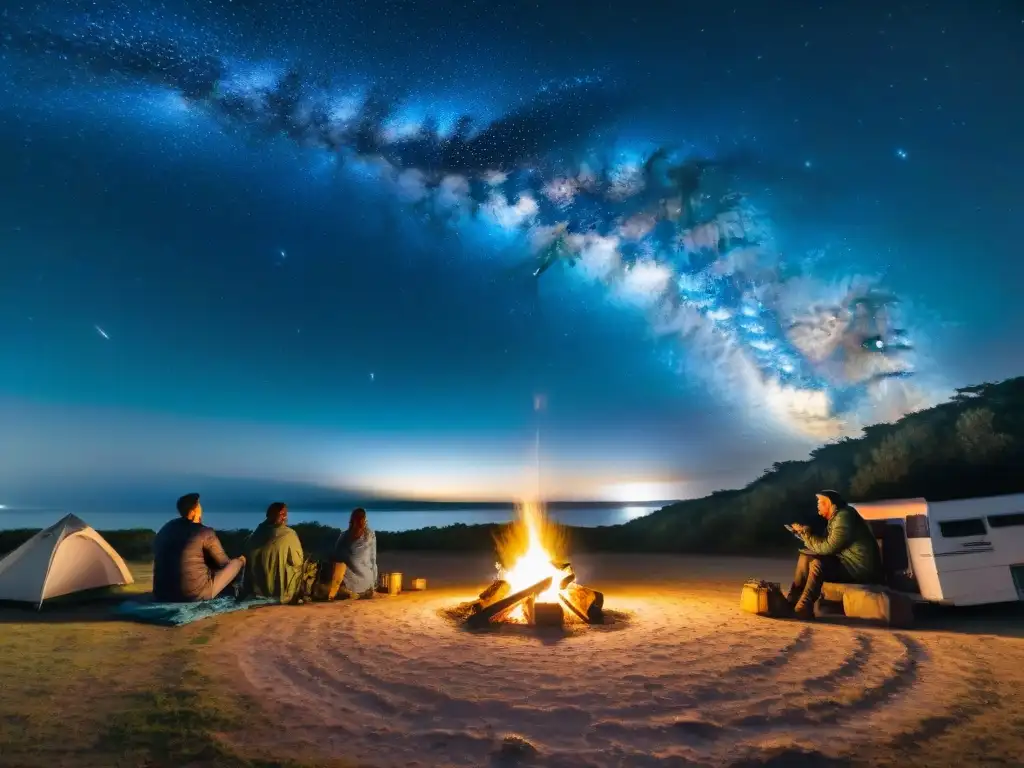 Noches de camping en Uruguay bajo estrellas, un ambiente mágico y astronómico