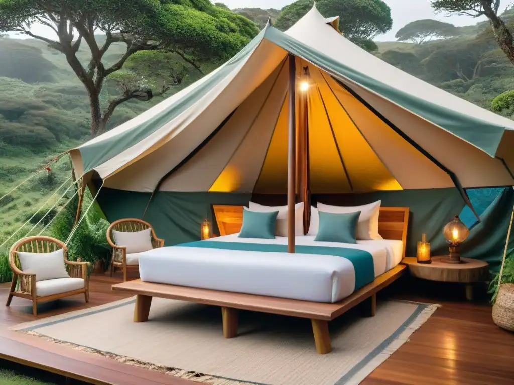 Un oasis de glamping de lujo entre la exuberante naturaleza de Uruguay