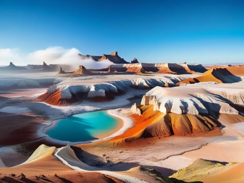 Panorámica impresionante del Valle de la Luna en Parque Nacional de la Luna, Uruguay