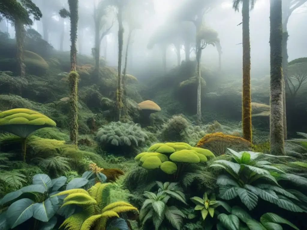 Un paraíso natural en las Áreas de conservación en Uruguay: un bosque exuberante lleno de vida y biodiversidad