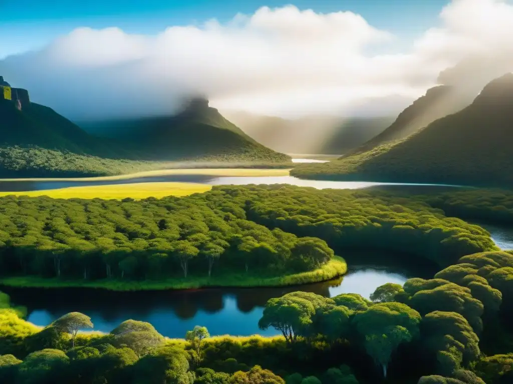 Maravillosa biodiversidad en el Parque Nacional Esteros de Farrapos en Uruguay