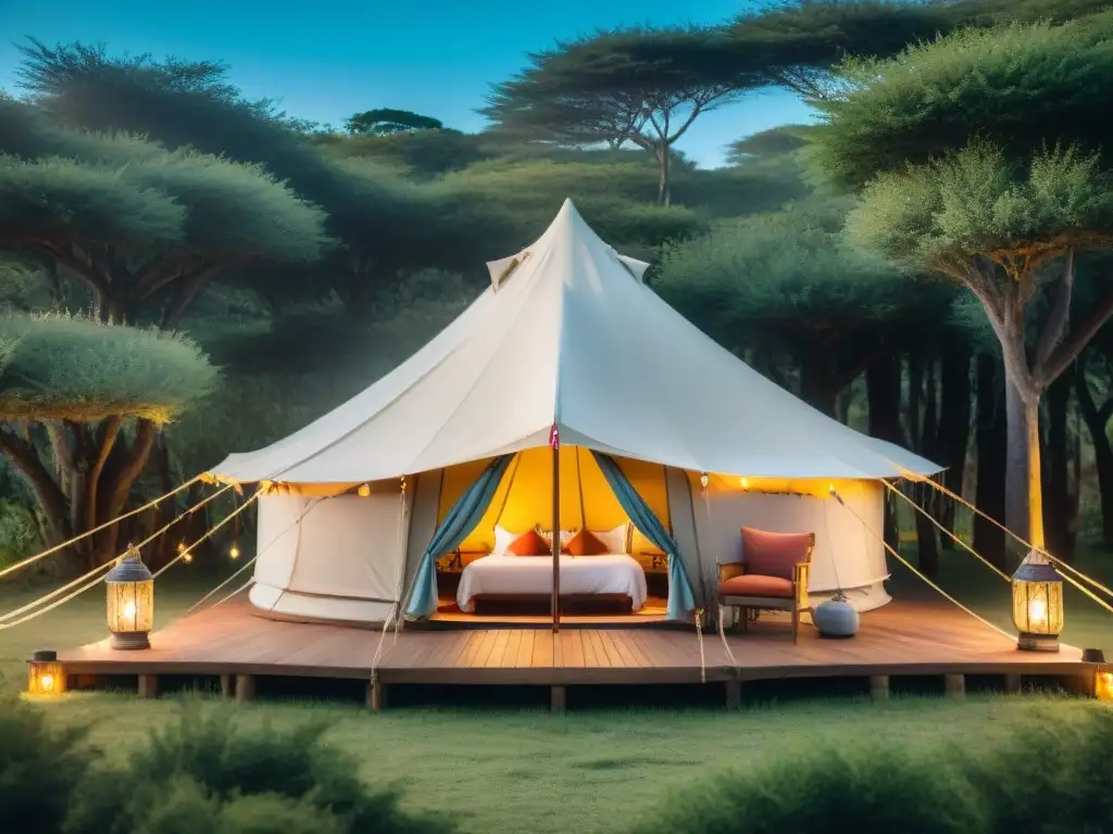 Un refugio de glamping de lujo para parejas en Uruguay, rodeado de naturaleza serena y romántica