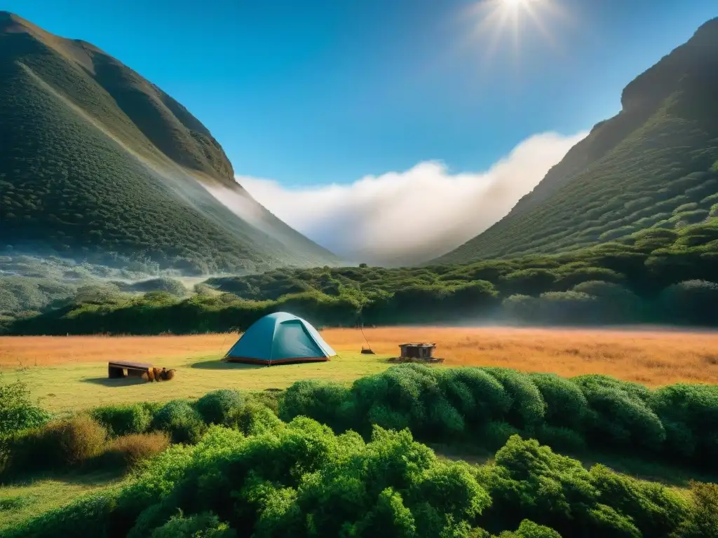 Refugio en la naturaleza de Uruguay: acampar entre joyas naturales